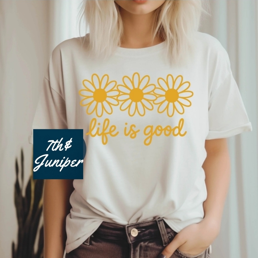 Life Is Good Bella Canvas Unisex Tee. *NEW* You Pick Size